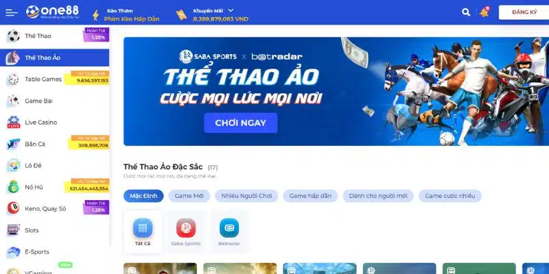 Kho game đa dạng với tỉ lệ cược xanh chín