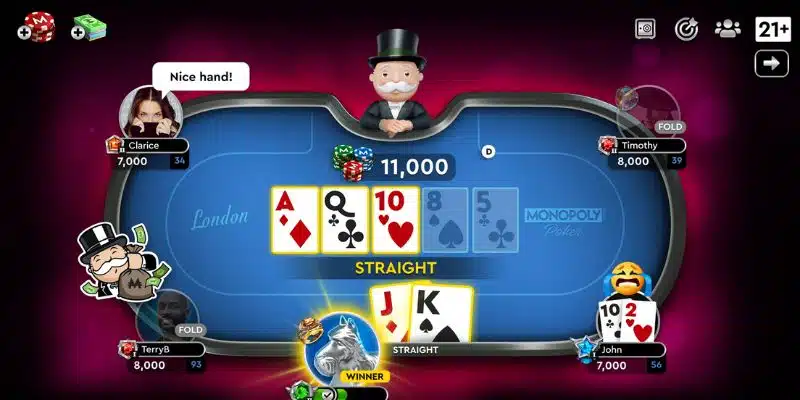 Hành động cược trong Poker